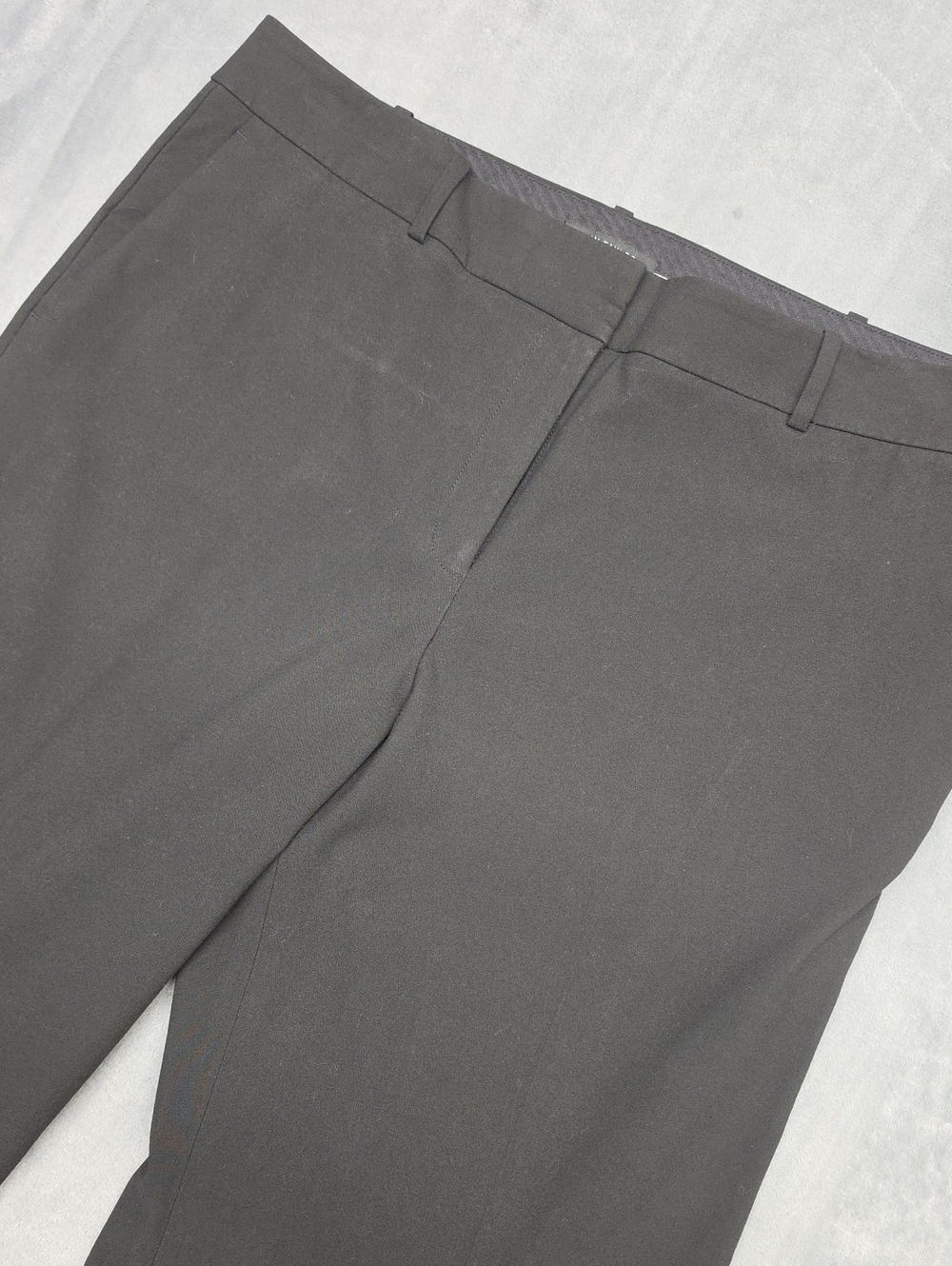 Ann Taylor Kate Fit Womens 14 Black Straight Leg Dress Pants Work Career